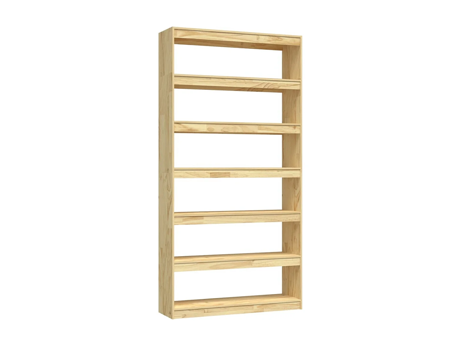 Boekenkast / kamerscherm 100x30x200 cm massief grenenhout