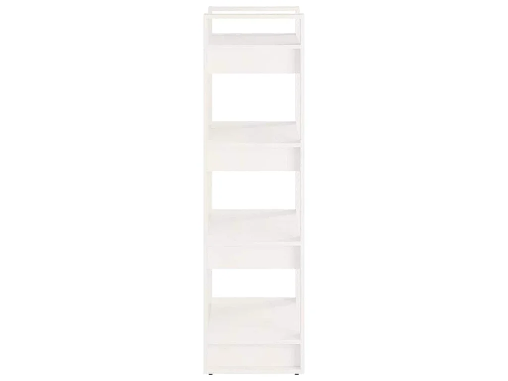 Bibliothèque/Séparateur de pièce Blanc 60x35x125 cm Bois massif