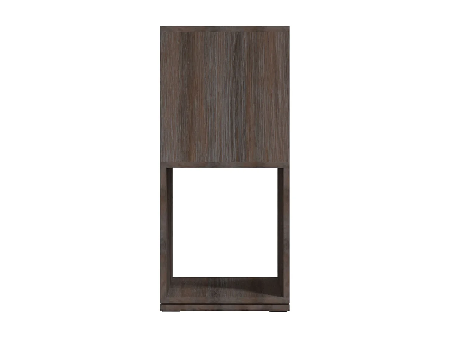 Armoire rotative Gris chêne 34,5x34,5x75,5 cm bois d'ingénierie