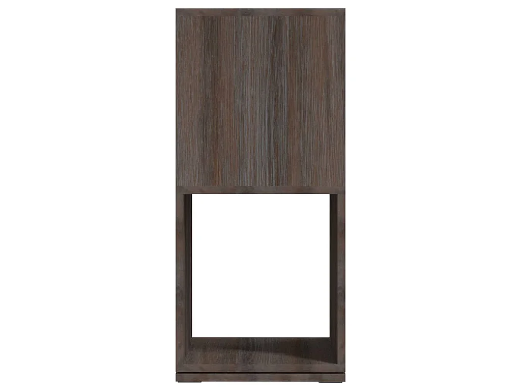 Armoire rotative Gris chêne 34,5x34,5x75,5 cm bois d'ingénierie