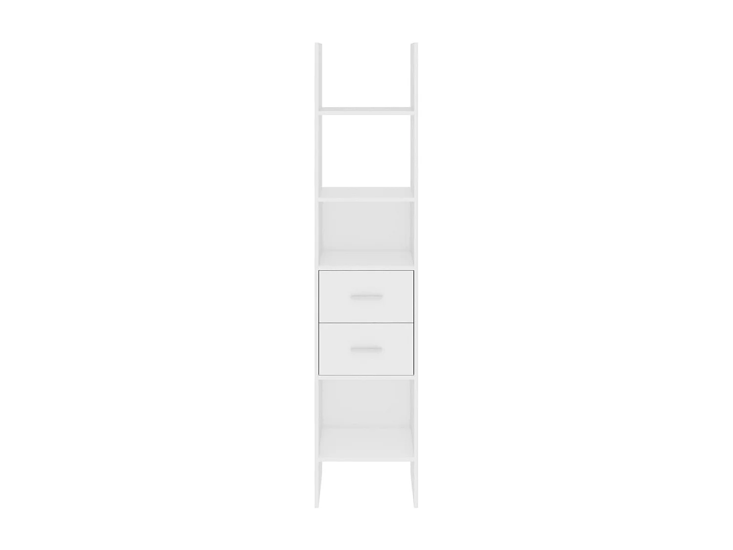 Bibliothèque Blanc 40x35x180 cm Bois d'ingénierie