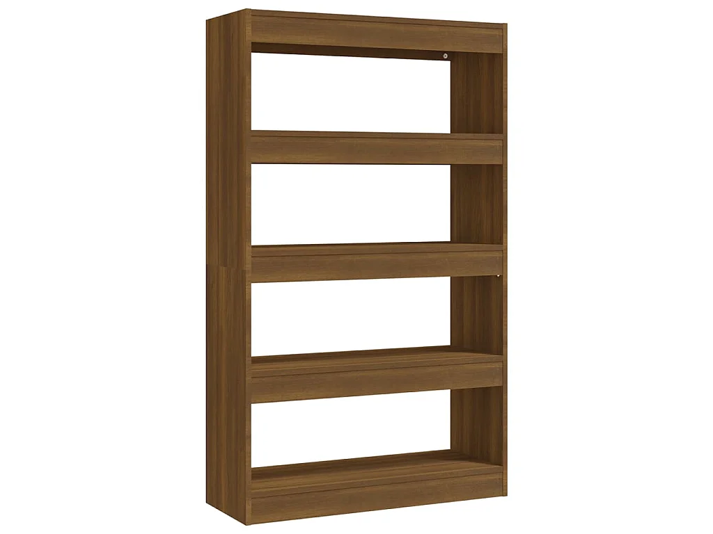 Bibliothèque/Séparateur de pièce Chêne marron Bois d'ingénierie
