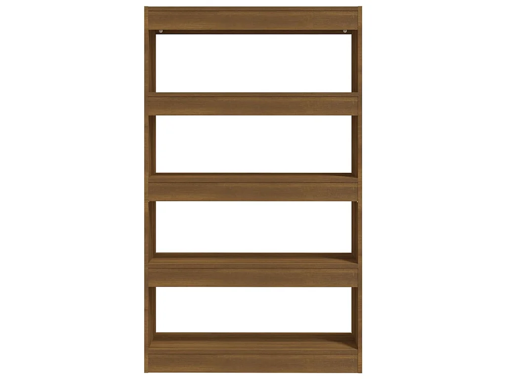 Bibliothèque/Séparateur de pièce Chêne marron Bois d'ingénierie