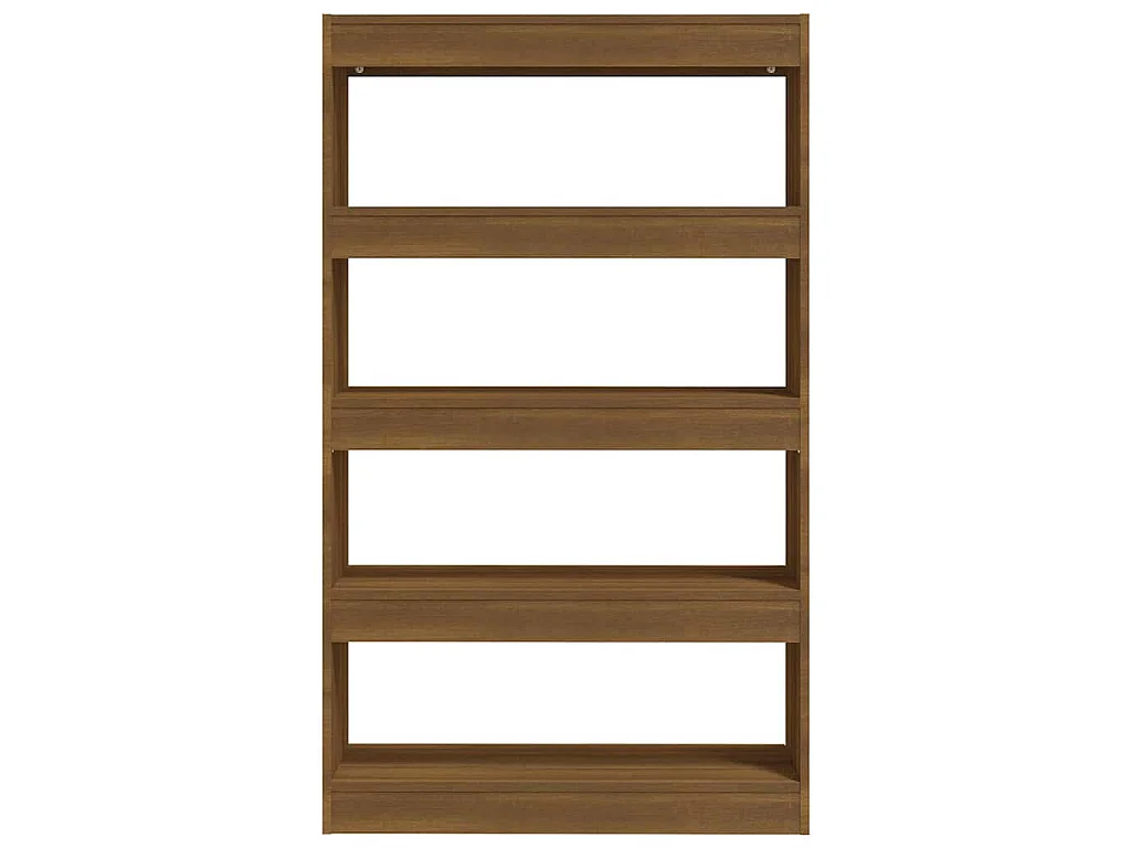Bibliothèque/Séparateur de pièce Chêne marron Bois d'ingénierie