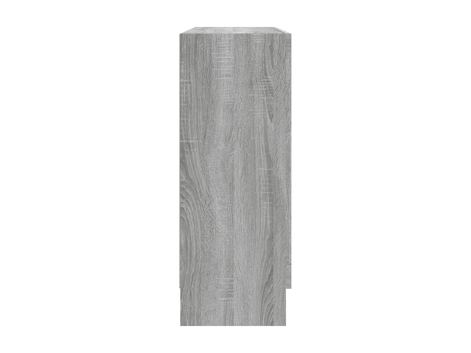 Vitrinenschrank Grau Sonoma 82,5x30,5x80 cm Holzwerkstoff