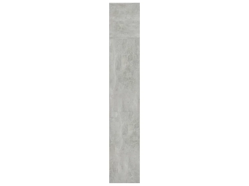 Set Mobili Libreria/Porta TV 3 pz Grigio Cemento 180x30x180 cm