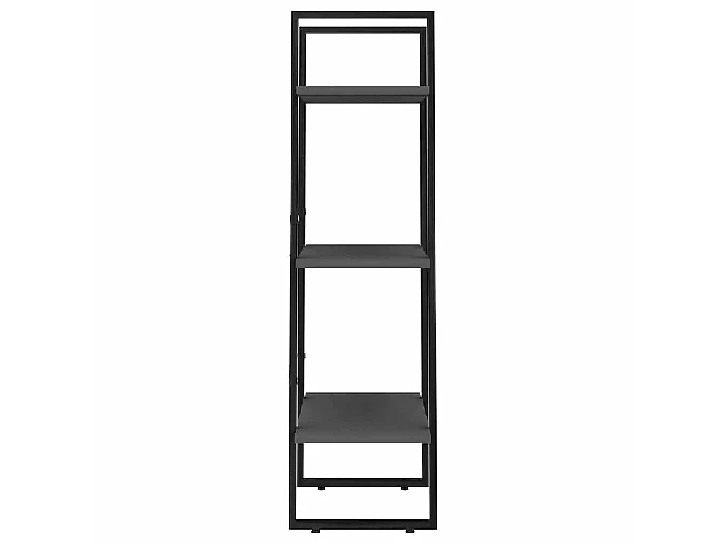 Étagère de rangement gris 60x30x105 cm bois d'ingénierie