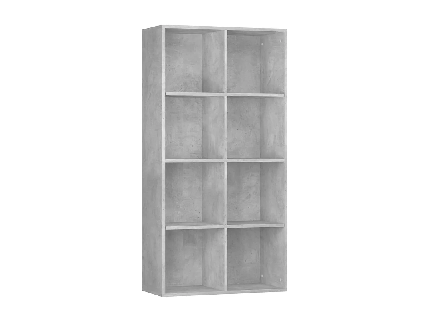 Boekenkast/dressoir 66x30x130 cm bewerkt hout betongrijs