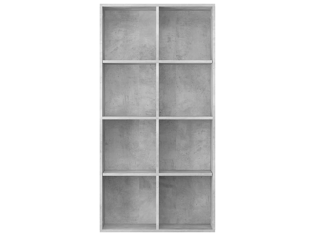 Boekenkast/dressoir 66x30x130 cm bewerkt hout betongrijs