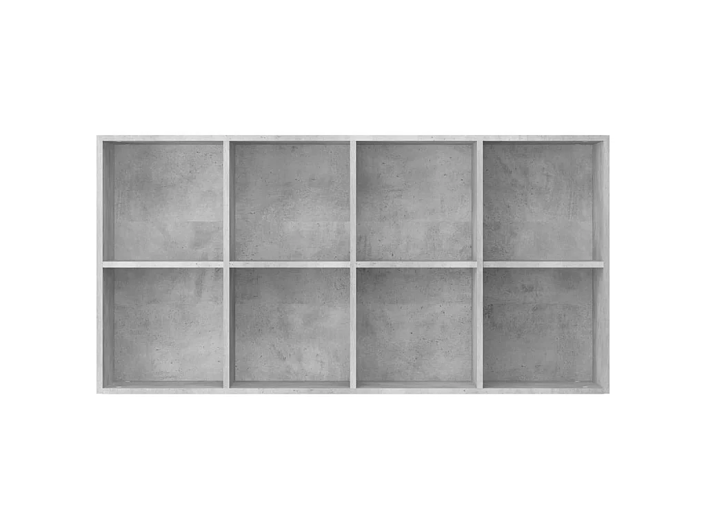 Boekenkast/dressoir 66x30x130 cm bewerkt hout betongrijs