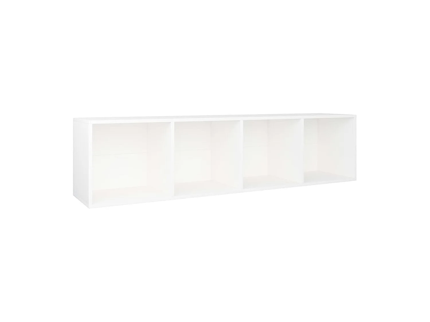 Estante/móvel de TV 36x30x143 cm derivados de madeira branco