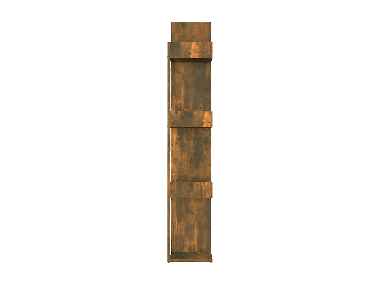 Estantería de madera contrachapada roble ahumado 86x25,5x140 cm