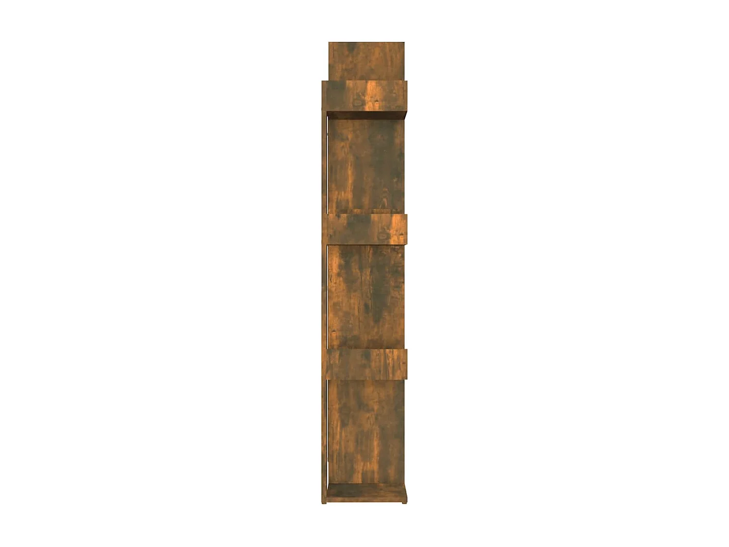 Estantería de madera contrachapada roble ahumado 86x25,5x140 cm