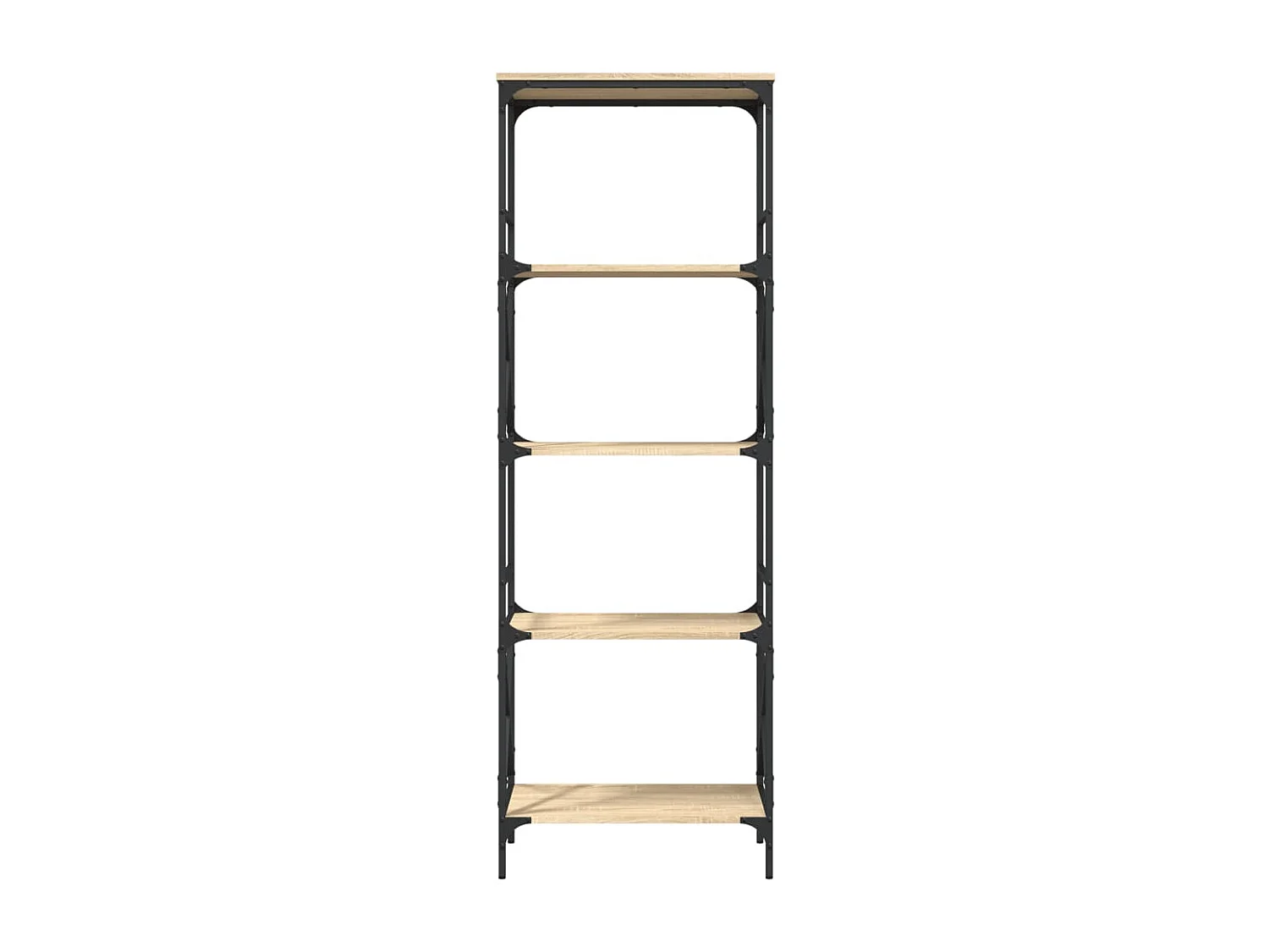 Libreria 5 Ripiani Rovere Sonoma 59x35x171 cm Legno Multistrato
