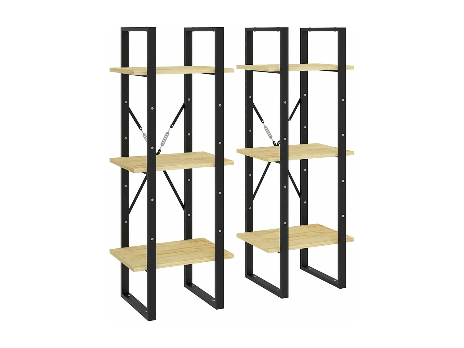 Armoire haute 40x30x210 cm Bois de pin solide