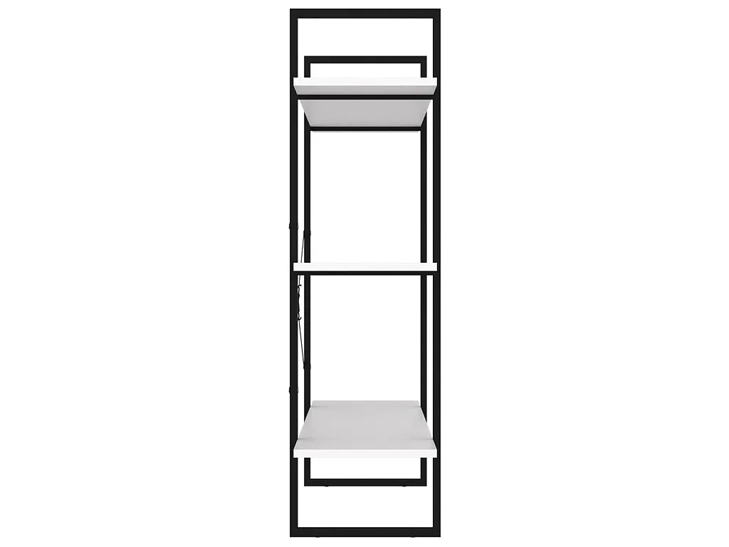 Bibliothèque blanc 100x30x105 cm bois d’ingénierie