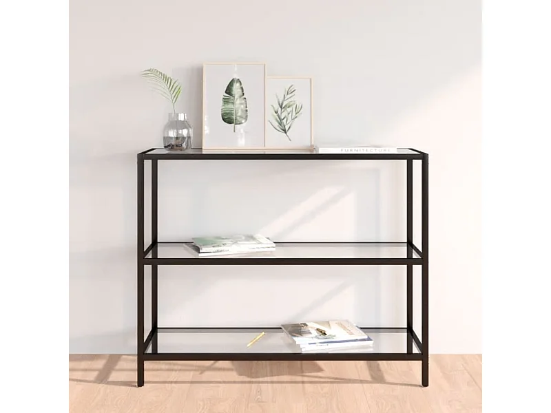 Estante 100x36x90 cm vidro temperado transparente