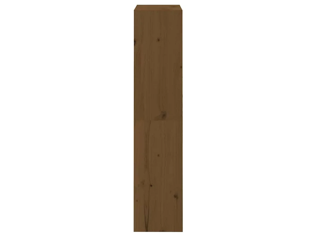 Bibliothèque/Séparateur de pièce Marron miel 60x30x135,5 cm Pin