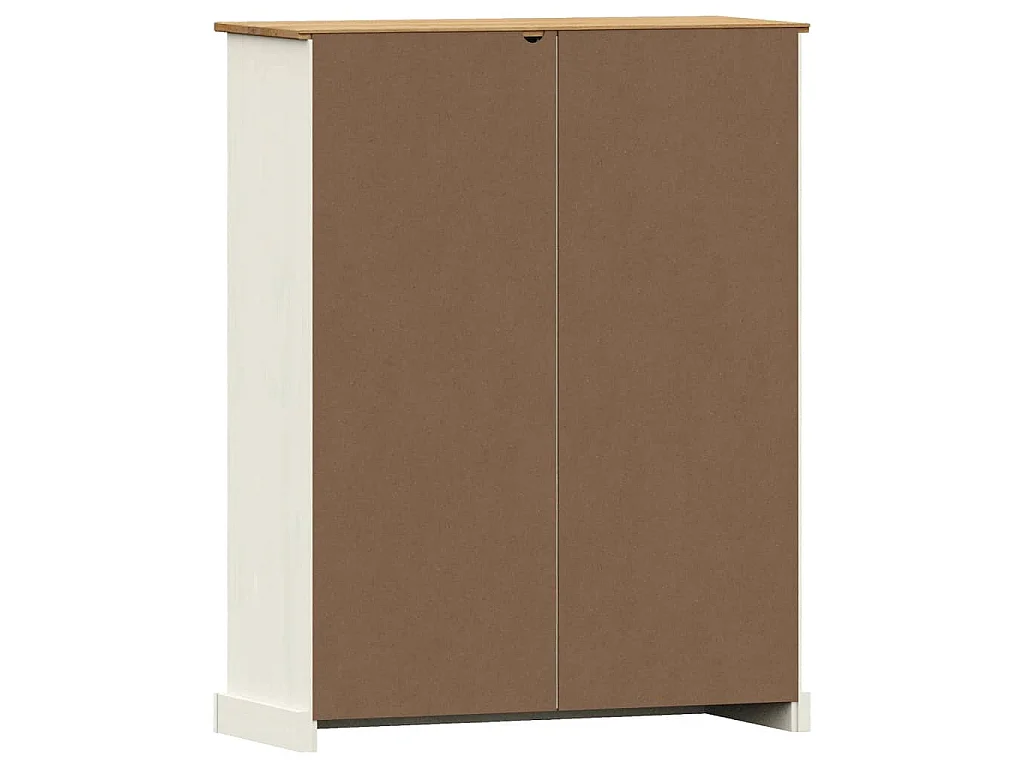Estante VIGO 90x35x114,5 cm madeira de pinho maciça branco