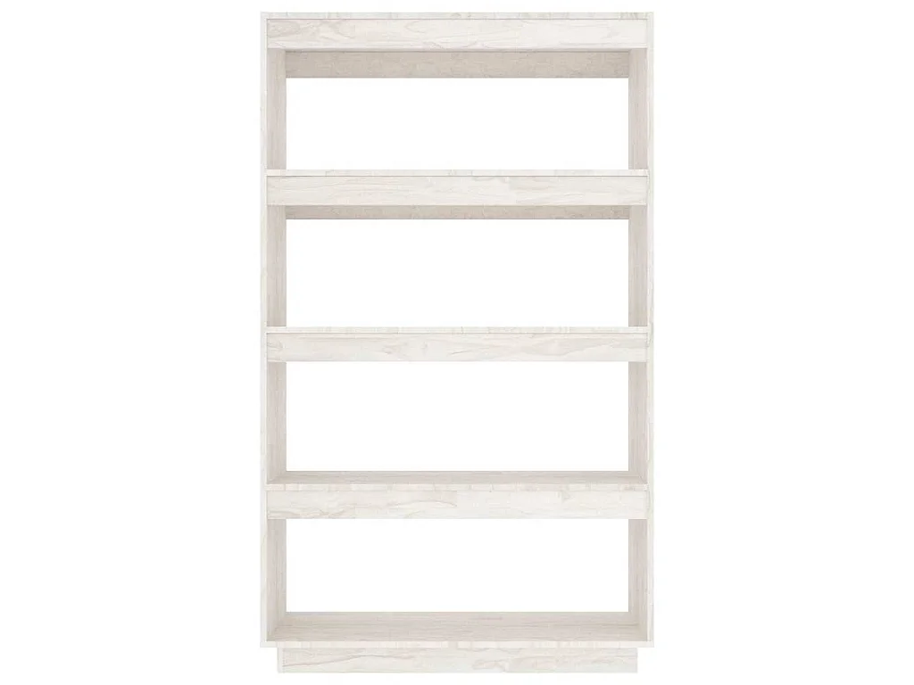 Estante/divisória 80x35x135 cm madeira de pinho maciça branco