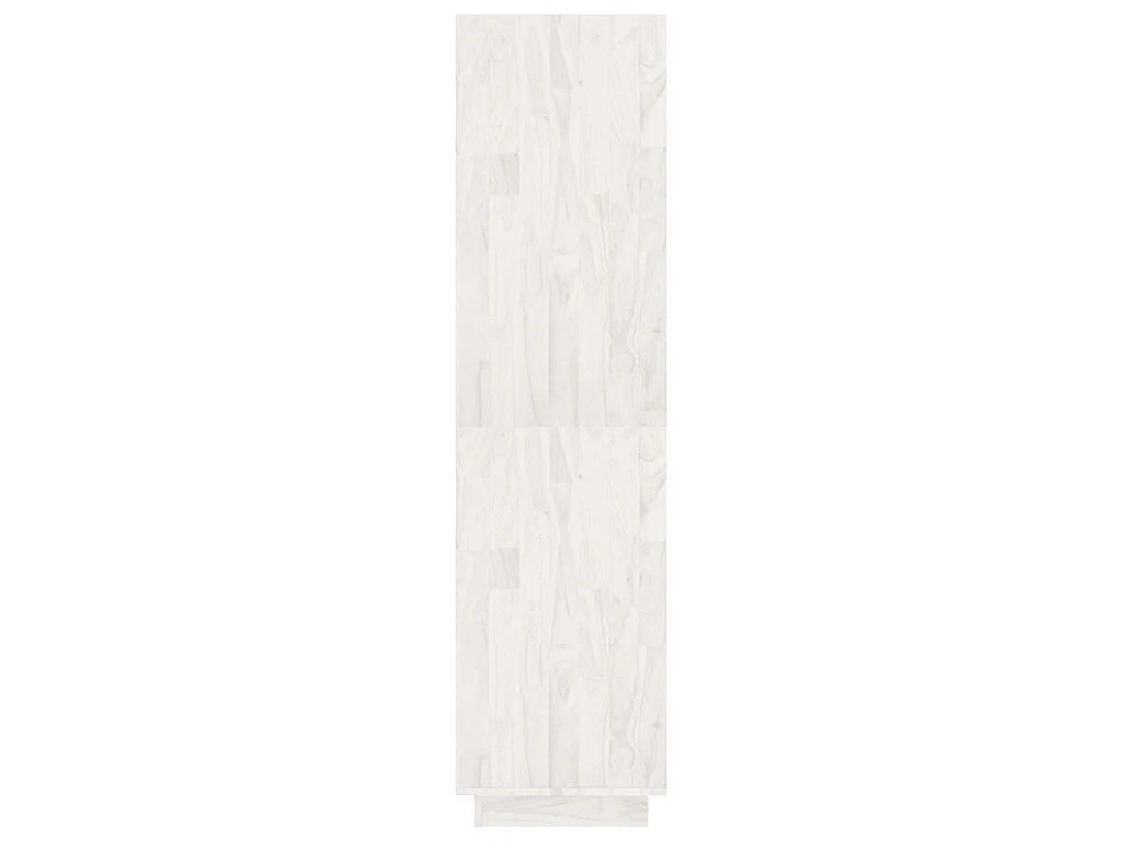 Estante/divisória 80x35x135 cm madeira de pinho maciça branco