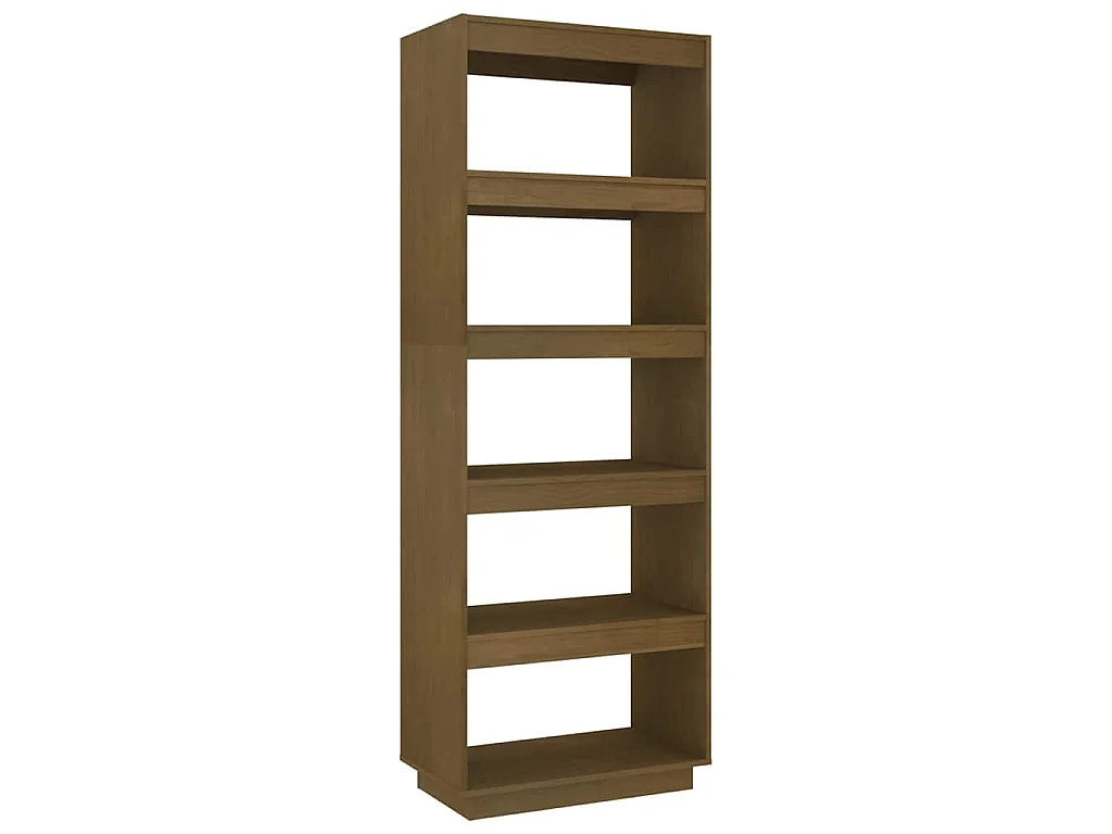 Bibliothèque/Séparateur de pièce Marron miel 60x35x167 cm Pin