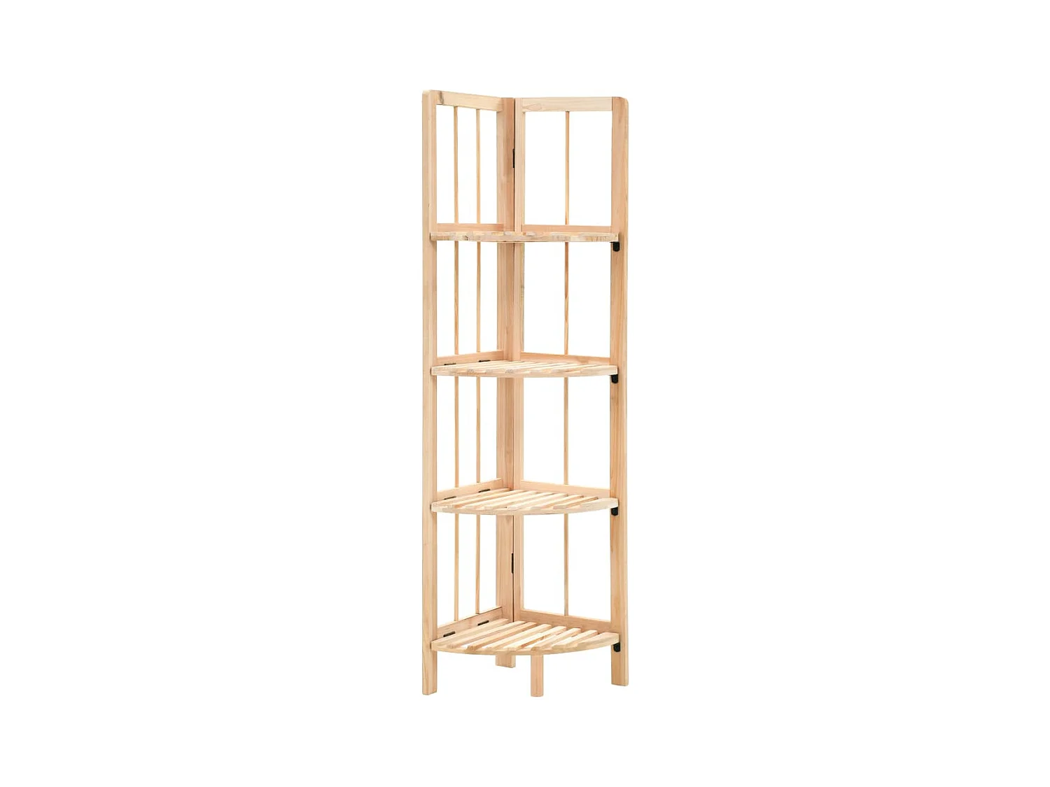 Étagère d'angle bois de cèdre 27 x 27 x 110 cm