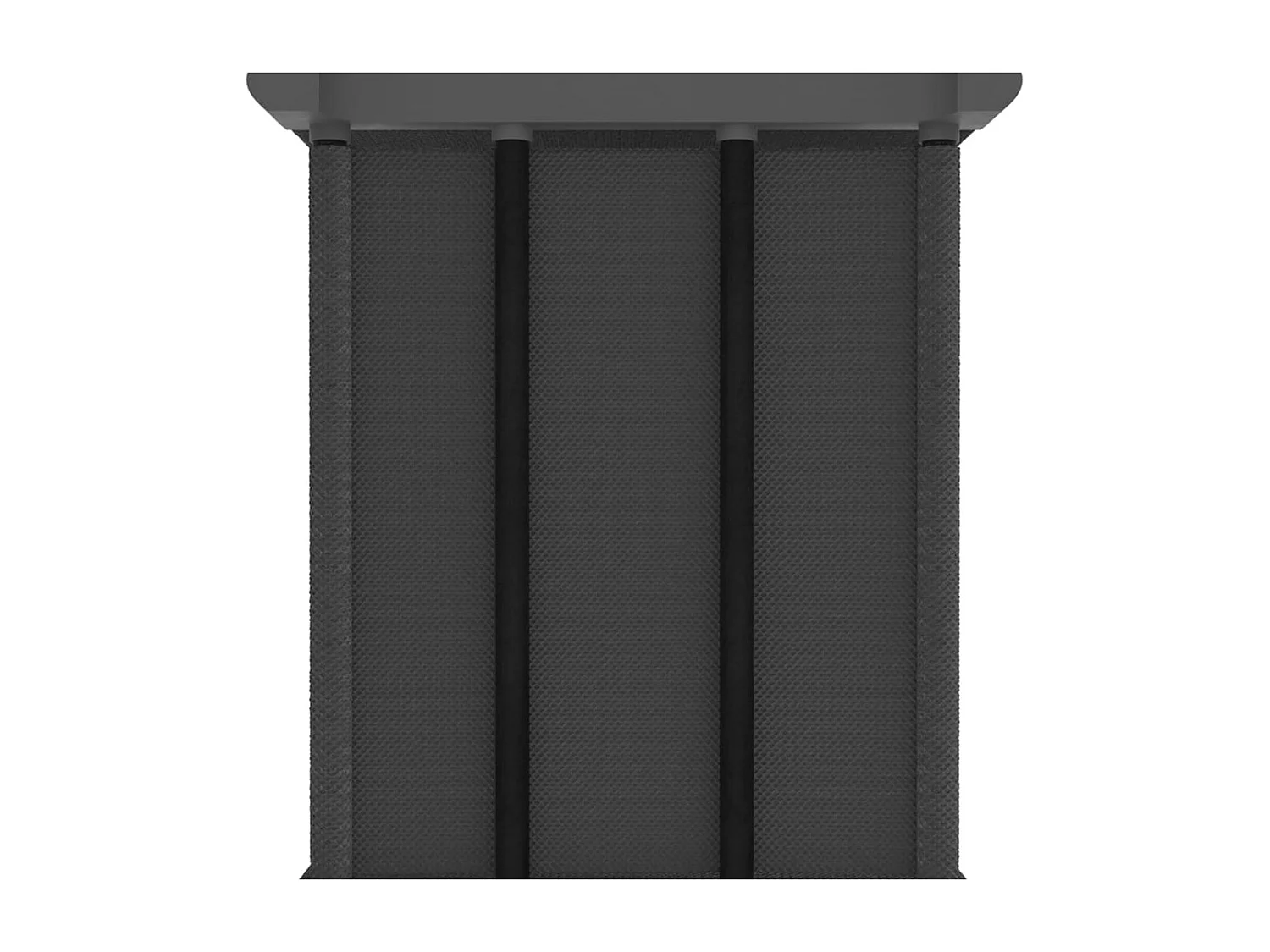 Mensola con 5 Vani a Cubo Grigia 103x30x72,5 cm in Tessuto