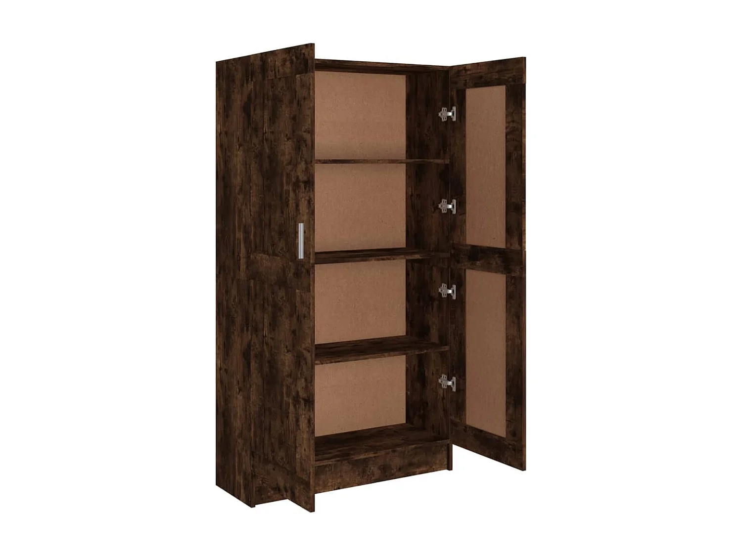 Bibliothèque Chêne fumé 82,5x30,5x150 cm Bois d'ingénierie