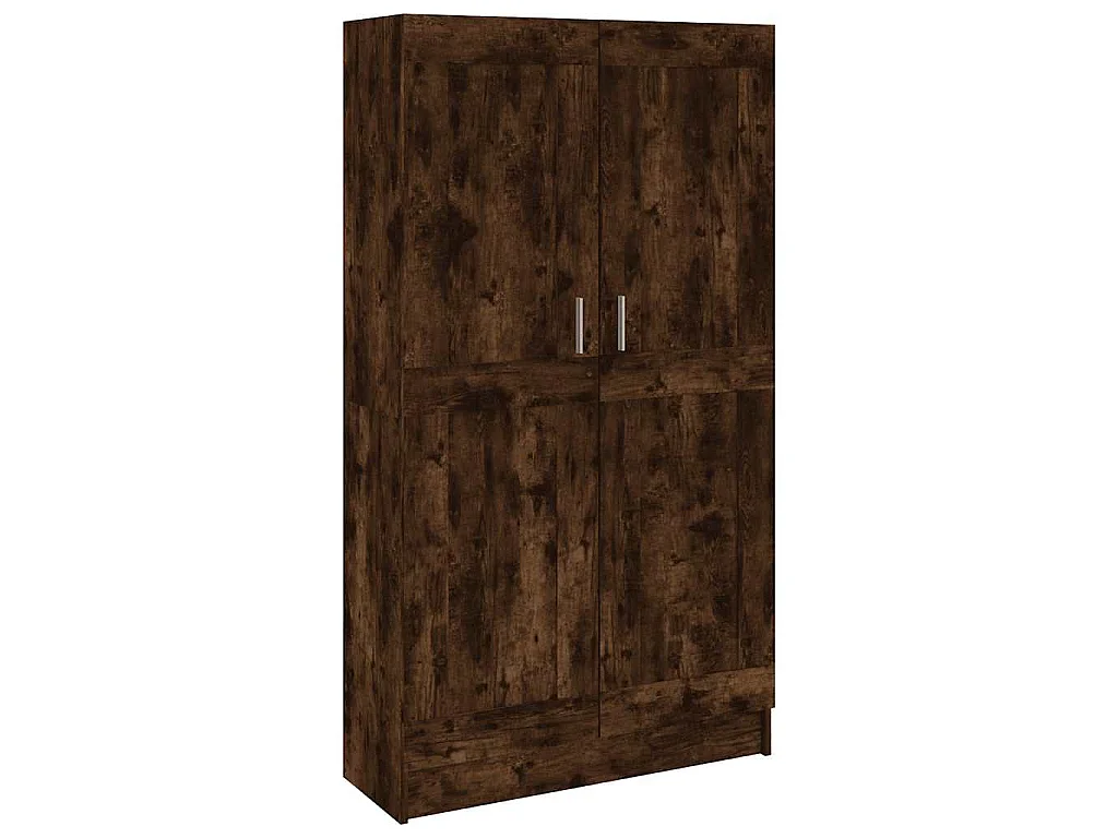 Libreria Rovere Fumo 82,5x30,5x150 cm in Legno Multistrato