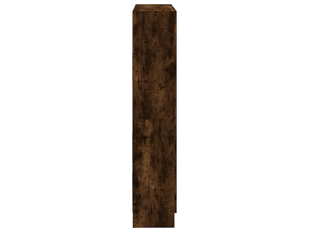 Libreria Rovere Fumo 82,5x30,5x150 cm in Legno Multistrato