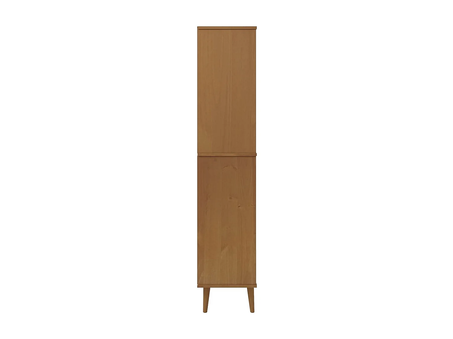 Bibliothèque MOLDE Marron 85x35x170,5 cm Bois massif de pin