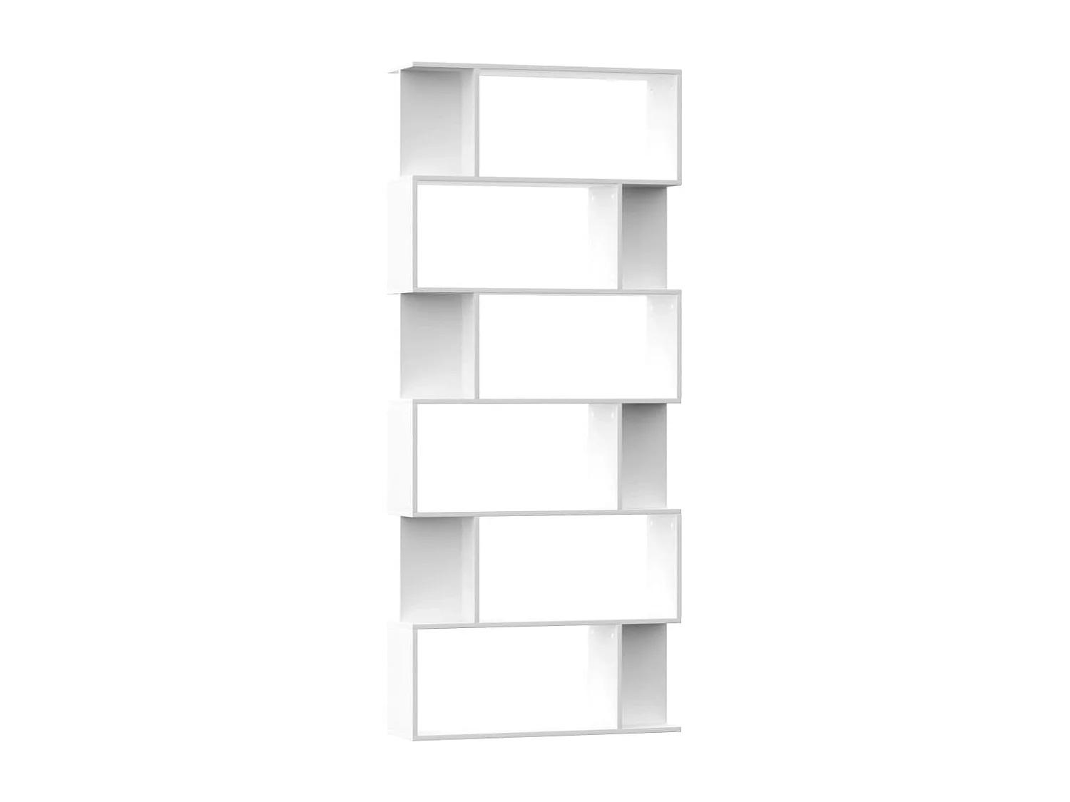 Bibliothèque/Séparateur de pièce Blanc Bois d'ingénierie