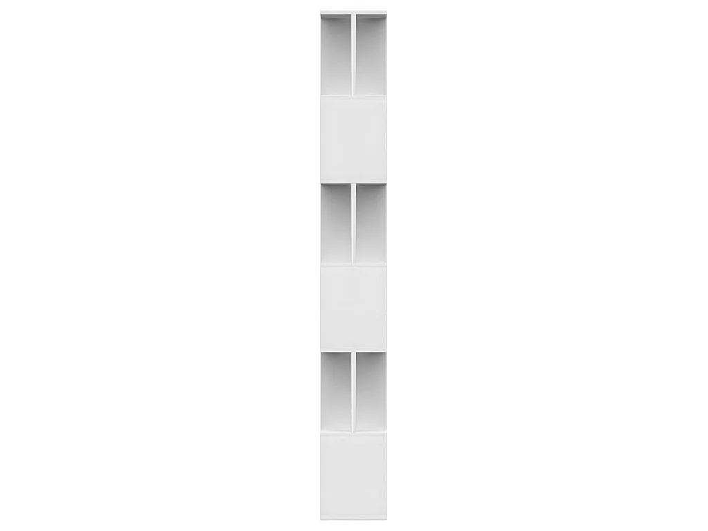 Bibliothèque/Séparateur de pièce Blanc Bois d'ingénierie