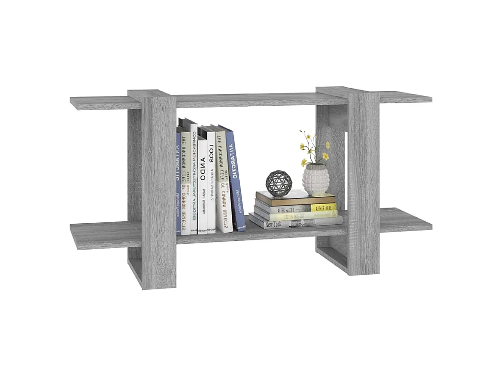 Bibliothèque Sonoma gris 100x30x51 cm Bois d'ingénierie