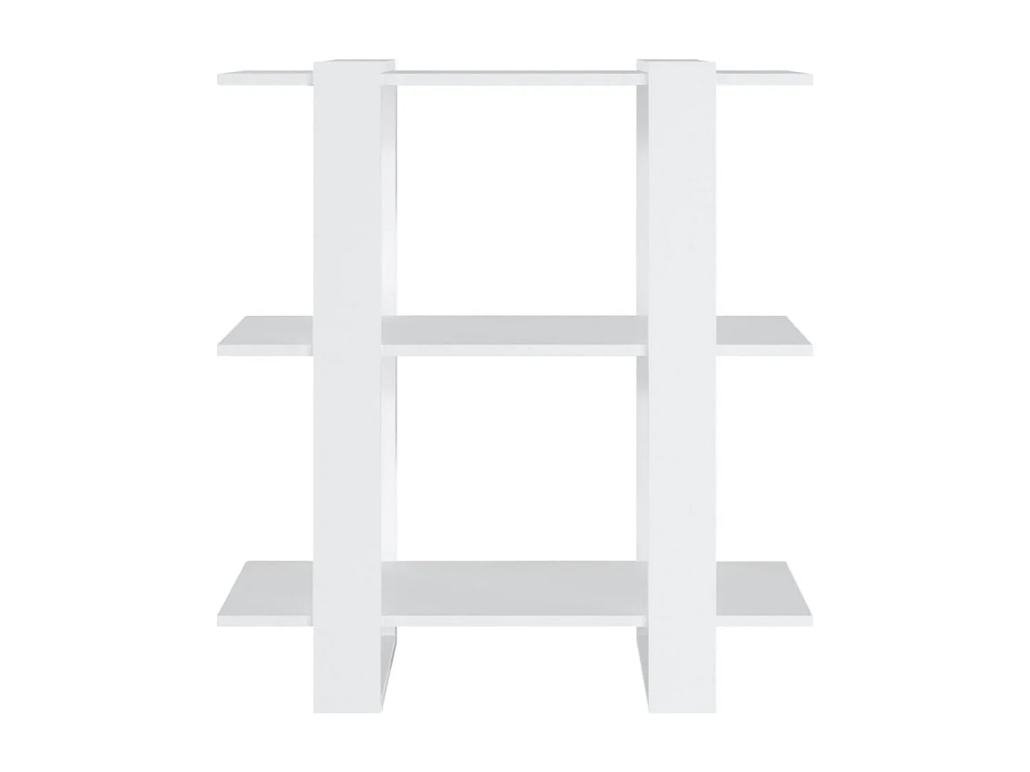 Bücherregal/Raumteiler Weiß 80x30x87 cm