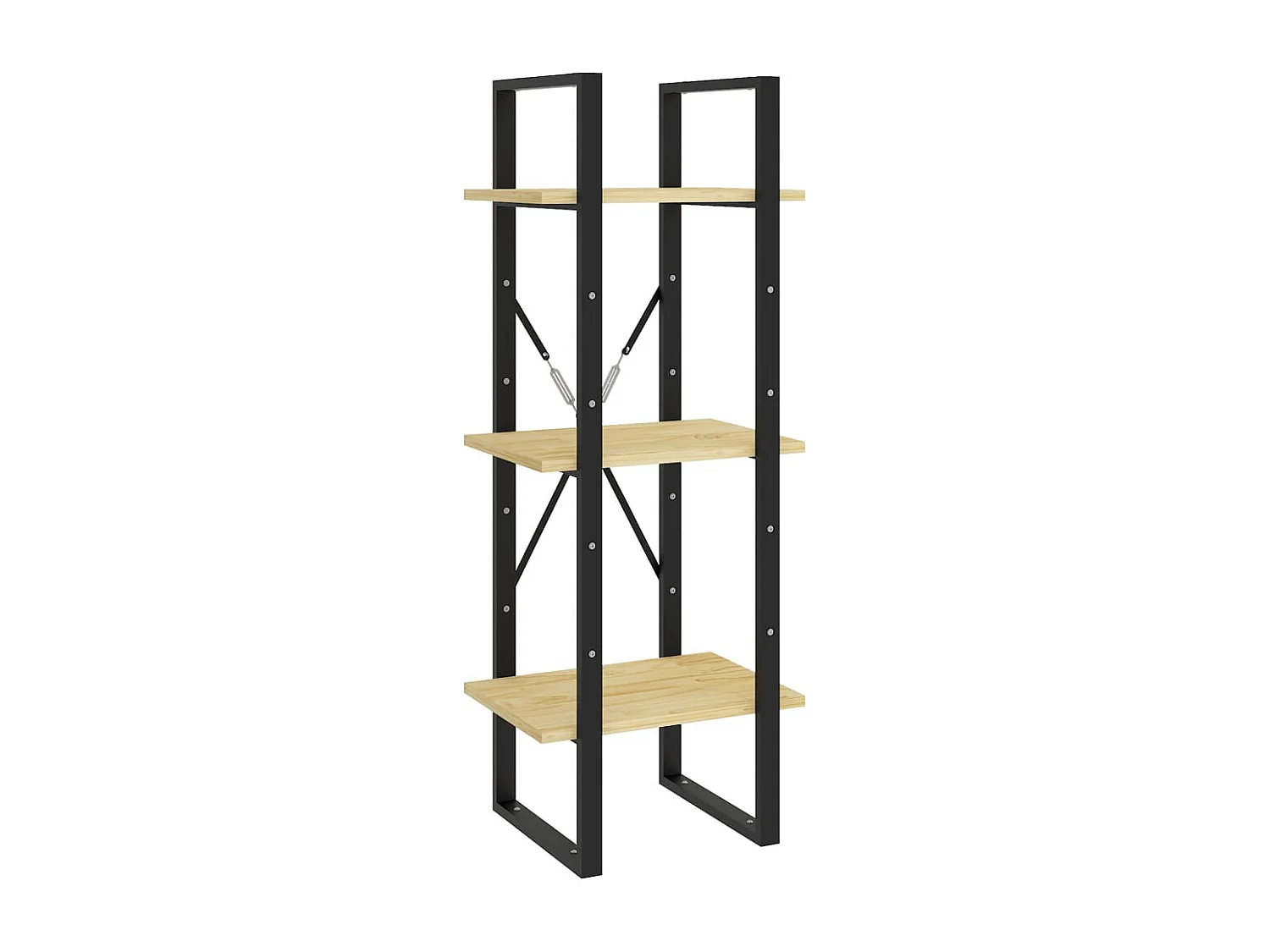 Bibliothèque à 5 niveaux 40x30x175 cm Bois de pin