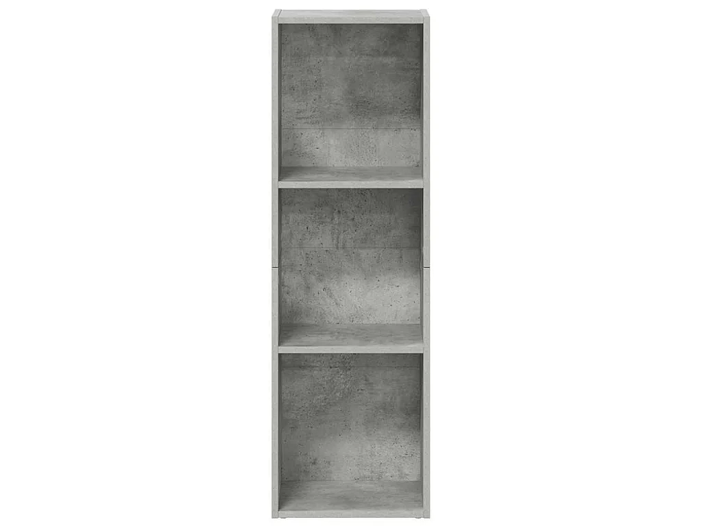 Bibliothèque/Meuble TV Gris béton 36x30x114cm Bois d’ingénierie
