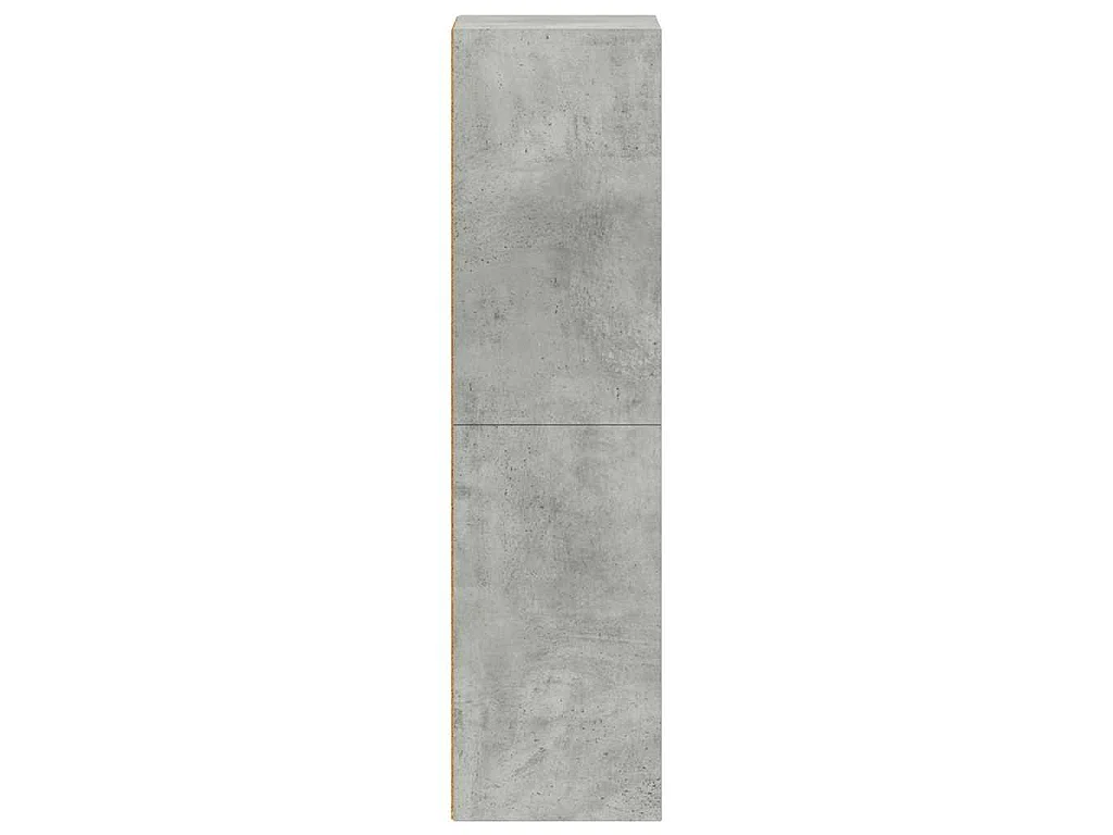 Bibliothèque/Meuble TV Gris béton 36x30x114cm Bois d’ingénierie