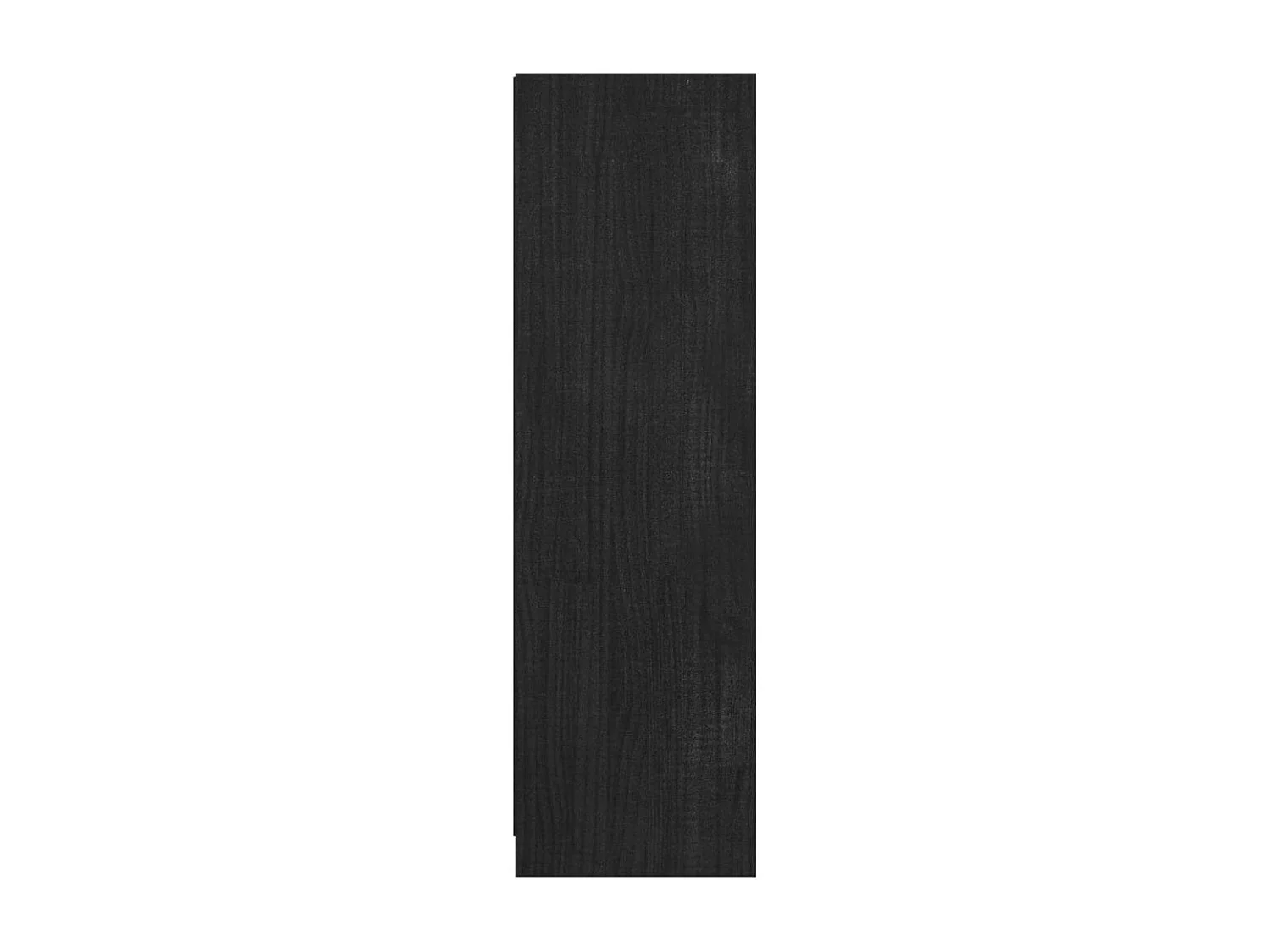Bibliothèque/Séparateur de pièce Noir 36x33x110 cm Pin massif