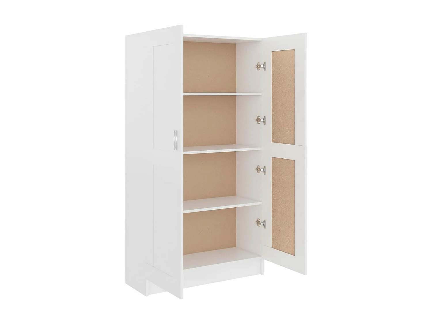 Libreria Bianca 82,5x30,5x150 cm in Legno Multistrato