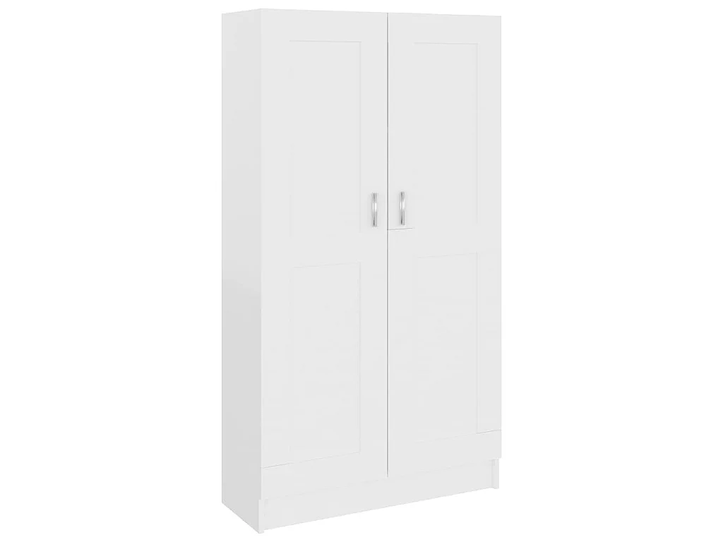 Libreria Bianca 82,5x30,5x150 cm in Legno Multistrato