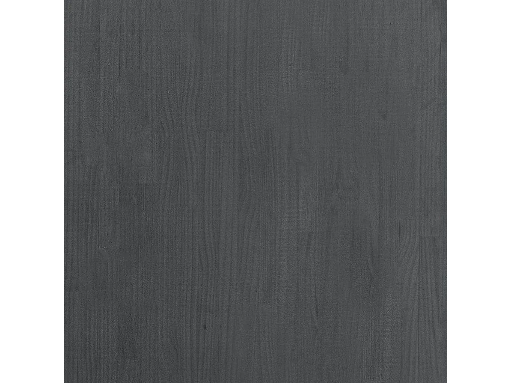 Scaffale Alto Grigio 80x30x210 cm in Legno Massello di Pino