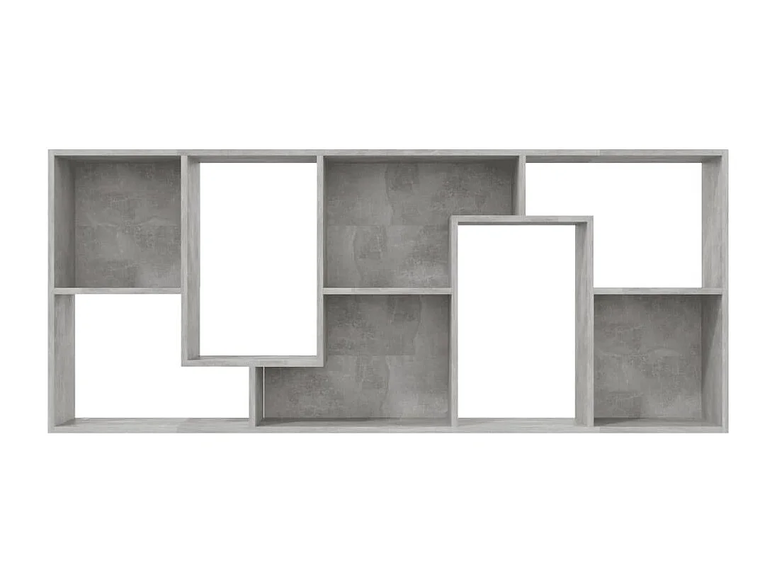 Bibliothèque Gris béton 67x24x161 cm Bois d'ingénierie
