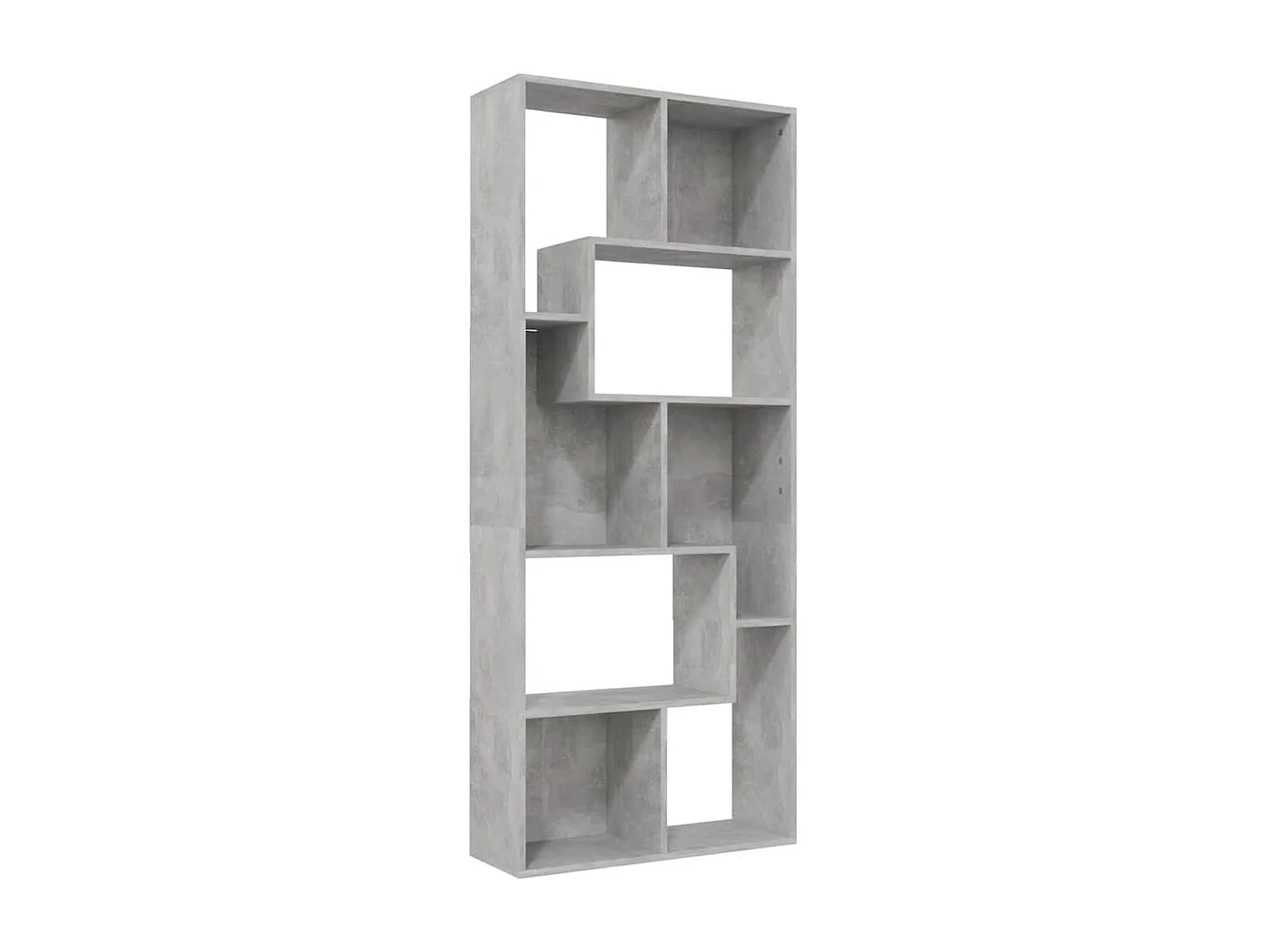 Bibliothèque Gris béton 67x24x161 cm Bois d'ingénierie