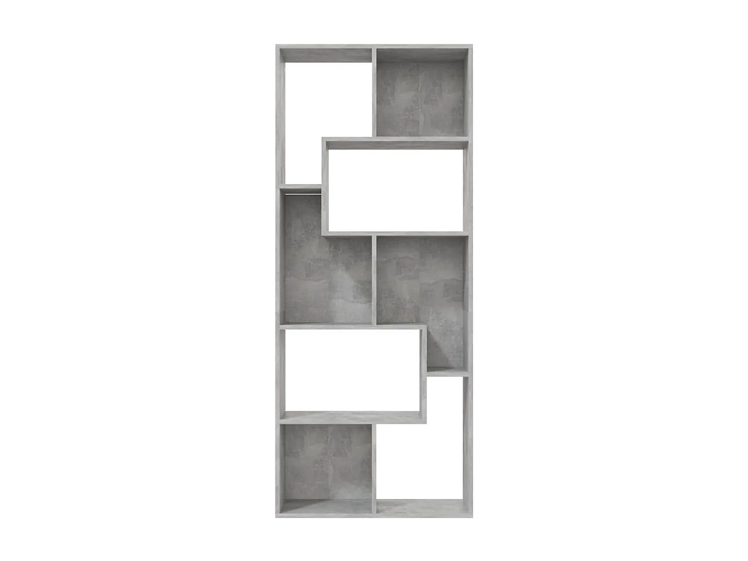 Bibliothèque Gris béton 67x24x161 cm Bois d'ingénierie