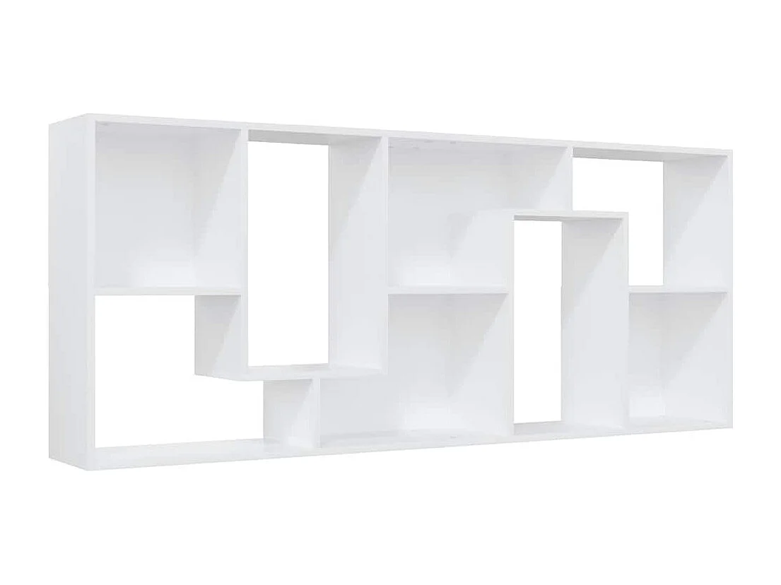 Libreria Bianca 67x24x161 cm in Legno Multistrato