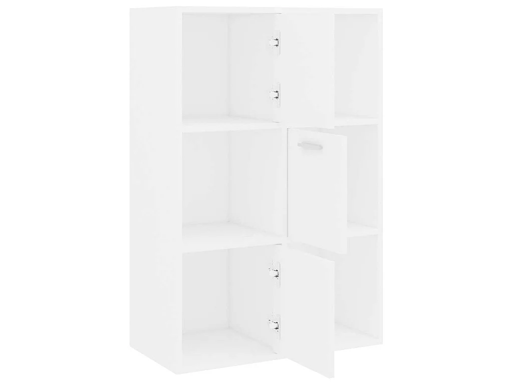 Armadietto Bianco 60x29,5x90 cm in Legno Ingegnerizzato