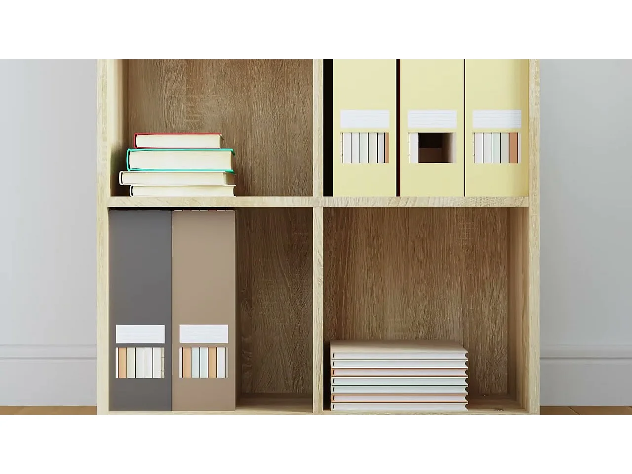 Bibliothèque/Buffet Chêne sonoma 66x30x130 cm Bois d’ingénierie