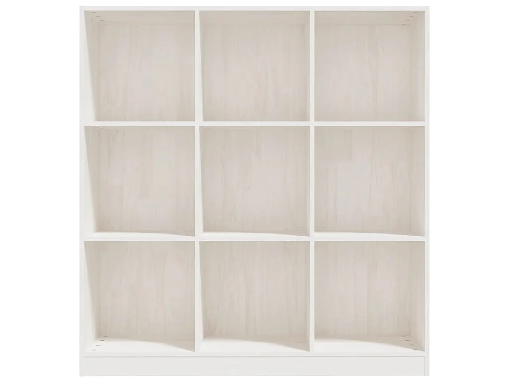 Estante/divisória 104x33,5x110 cm pinho maciço branco